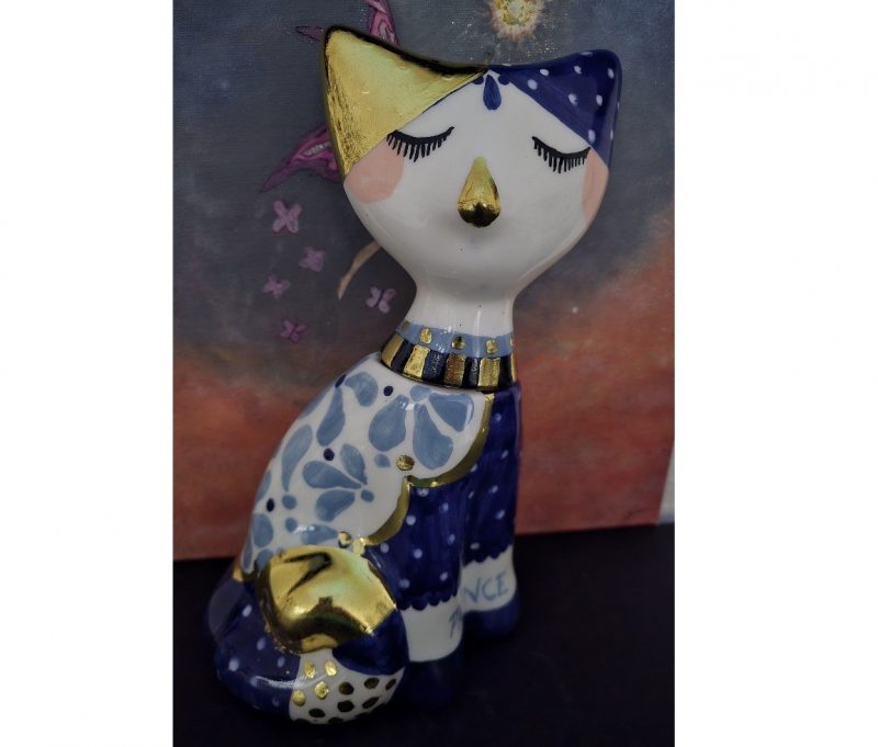 Urn "Prince" in Fine Ceramic - unique piece - Image 1