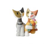 Rosina Wachtmeister Porzellankatzen "Mazzo di fiori"