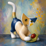 Rosina Wachtmeister Porzellankatze "Felice"