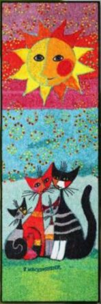 Fußmatte Design "Momenti di felicita" 75x190cm – Bild 2