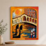 Rosina Wachtmeister Kunstdruck "Ponte di Rialto"