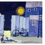 Rosina Wachtmeister Kunstdruck "Luna piena"