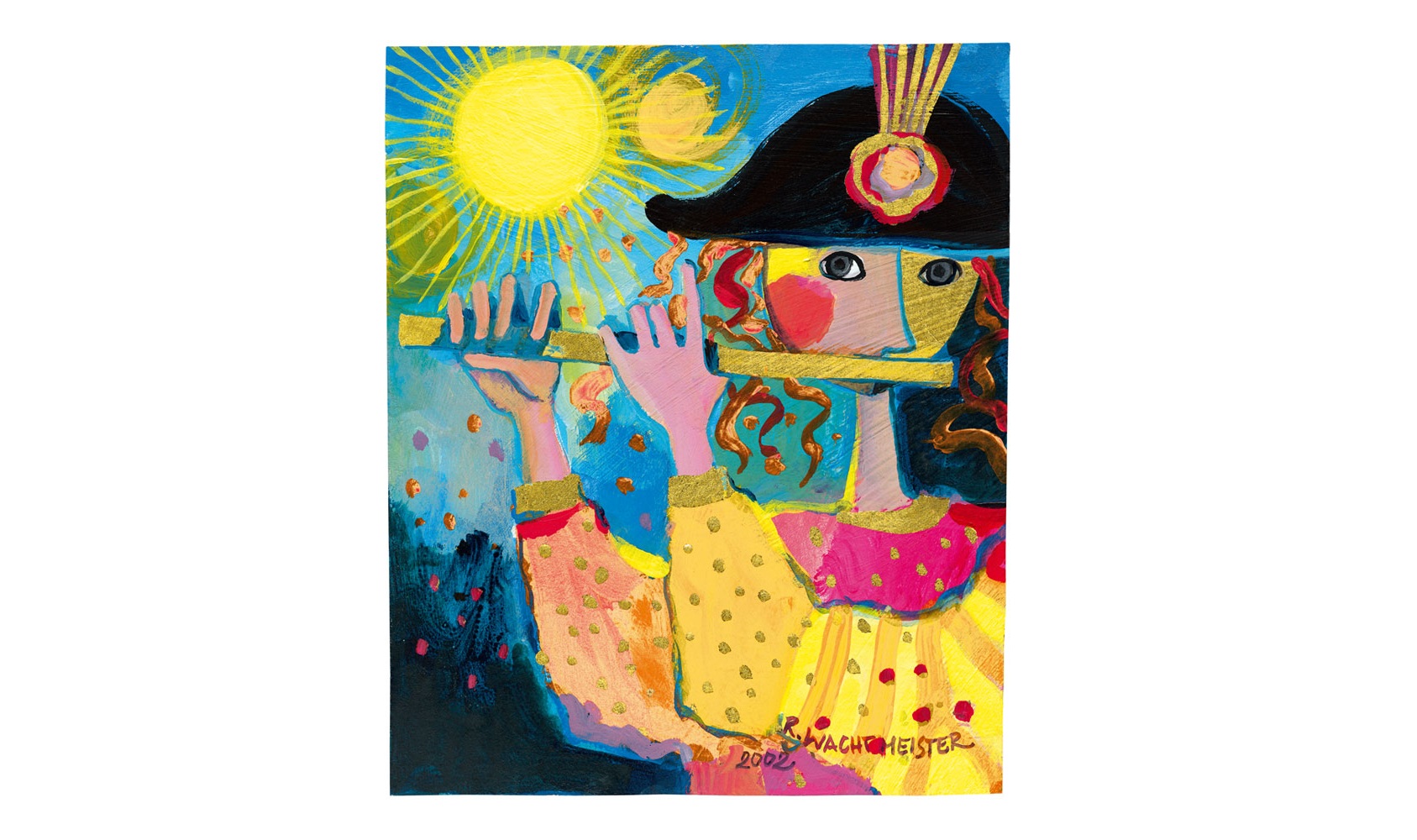 rw1044_fluteplayer_2nd Rosina Wachtmeister Kunstdruck "The flute player" – Bild 1