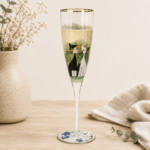 Sektglas  "Una passeggiata nel verde"
