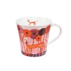 Artist mug "Fiori rossi"
