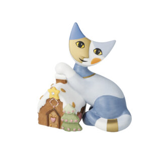 Porcelain Cat "Katze Casa di pan di zenzero"