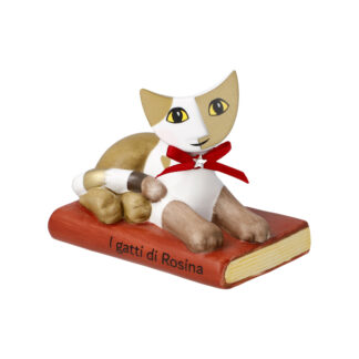 Porcelain Cat "Lettura"
