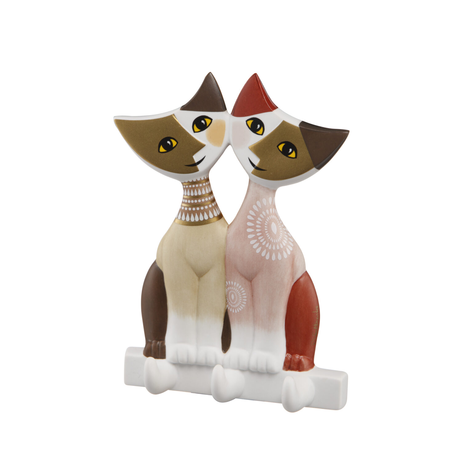 Figurine Goebel Rosina Wachtmeister – Sara E Sereno (Katzenwelt) – Porcelaine Multicolore