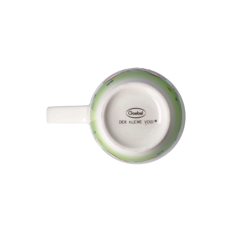 Tea cup with lid and strainer The Little Yogi - "Eat Chill Love" - Image 2