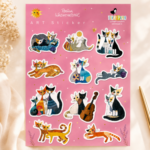 Rosina Wachtmeister Art Sticker 5-Bögen