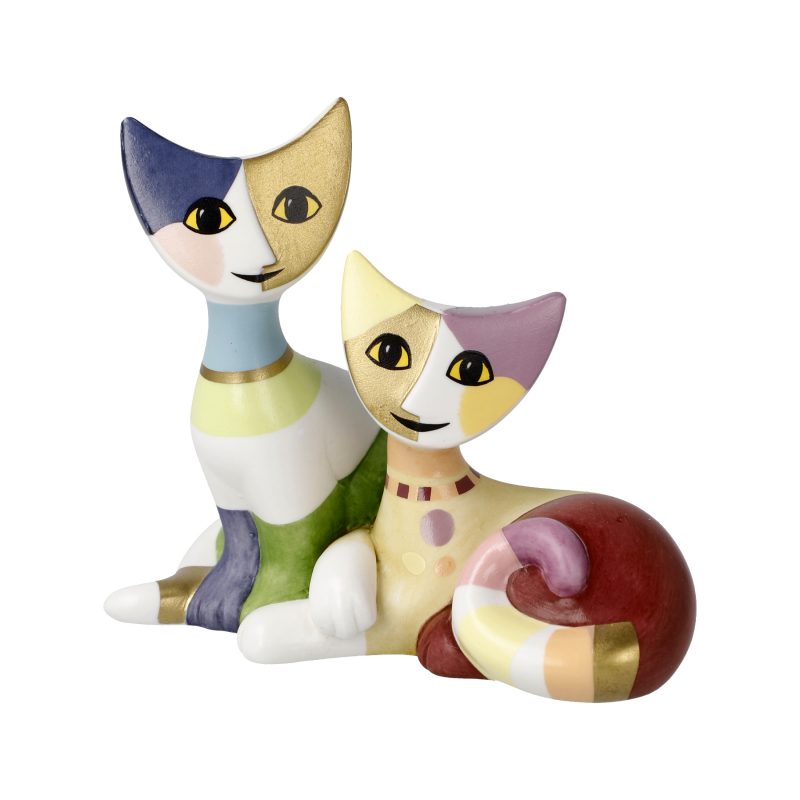 Rosina Wachtmeister Porzellan Katze „Tea e Tazio“ – Bild 1