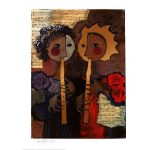 Rosina Wachtmeister Kunstdruck "Two golden flutes"