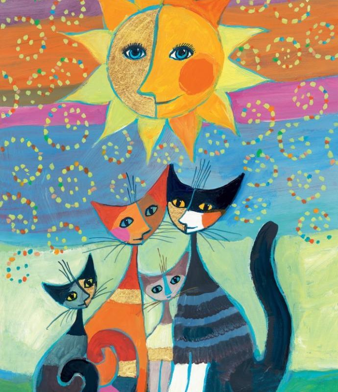 Art print Rosina Wachtmeister picture Bollywood 50x60cm (Kopie)