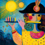 Rosina Wachtmeister Kunstdruck "The flute player"