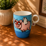 Künstlertasse Ed Eck- When Pigs Fly