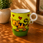Künstlertasse Ed Heck Love Cat