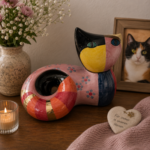 Rosina Wachtmeister Urne "Paula" aus Feinkeramik - Unikat