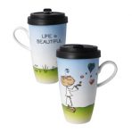 Trinkbecher Der kleine Yogi "Life is Beautiful"