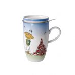 Teetasse mit Deckel und Sieb Der kleine Yogi Für Dich gesammelt