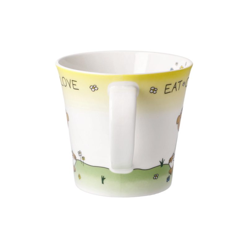 Coffee-/Tea Mug Der kleine Yogi "Eat Chill Love" – Bild 2