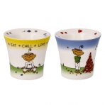 Eierbecher Set - Der kleine Yogi