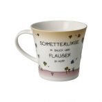 Coffee-/Tea Mug Der kleine Yogi "Schmetterlinge im Bauch und Flausen im Kopf" - Image 2