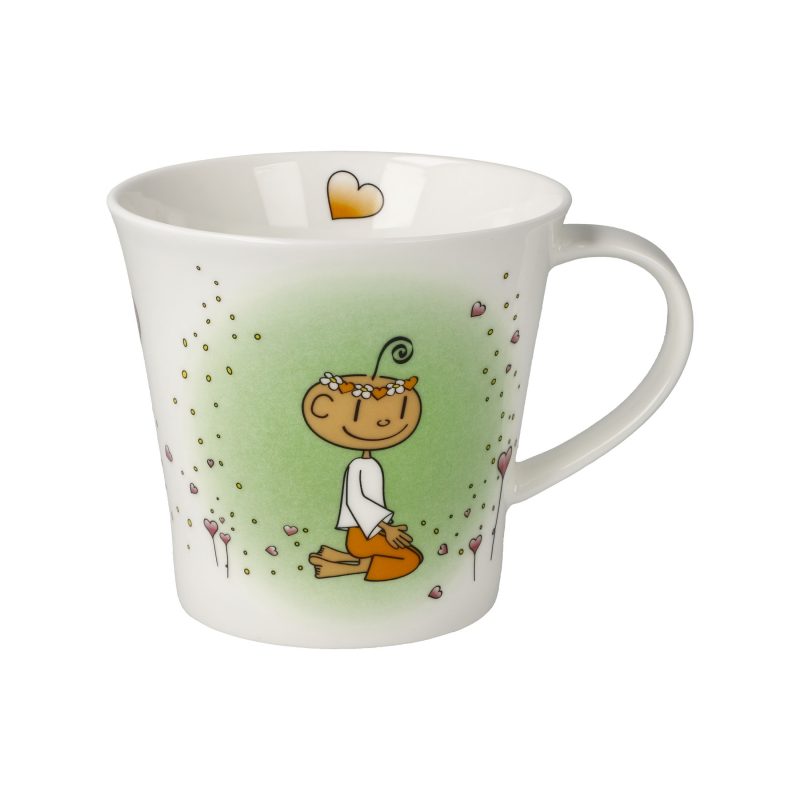 Coffee-/Tea Mug Der kleine Yogi Danke – Bild 1