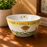 Schale Der kleine Yogi Eat Chill Love