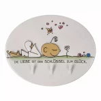 Schlüsselbrett Der kleine Yogi - Der Schlüssel zum Glück