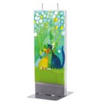 Rosina Wachtmeister Flachkerze rechteckig "Cats Family"