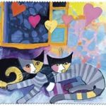 Rosina Wachtmeister Brillenputztuch "Flying Hearts" aus Mikrofaser