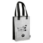 Geschenktasche "Katzenbande" Grau