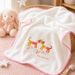 Rosina Wachtmeister Kuscheldecke „Club der Minis“ – 100x75 cm Rosa