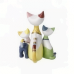 Porzellankatzen "Famiglia felice" – Bild 2