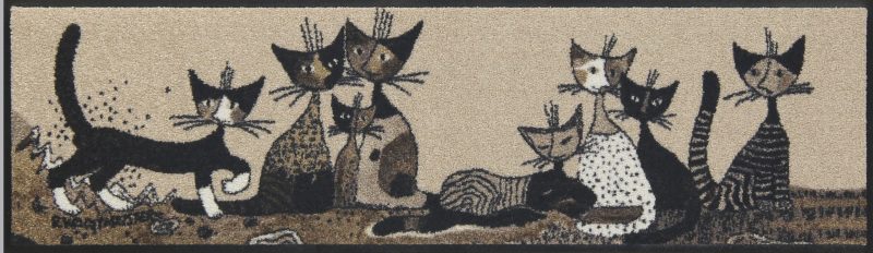 Rosina Wachtmeister Fußmatte (Läufer) Serafino & Friends 35x120cm – Bild 1