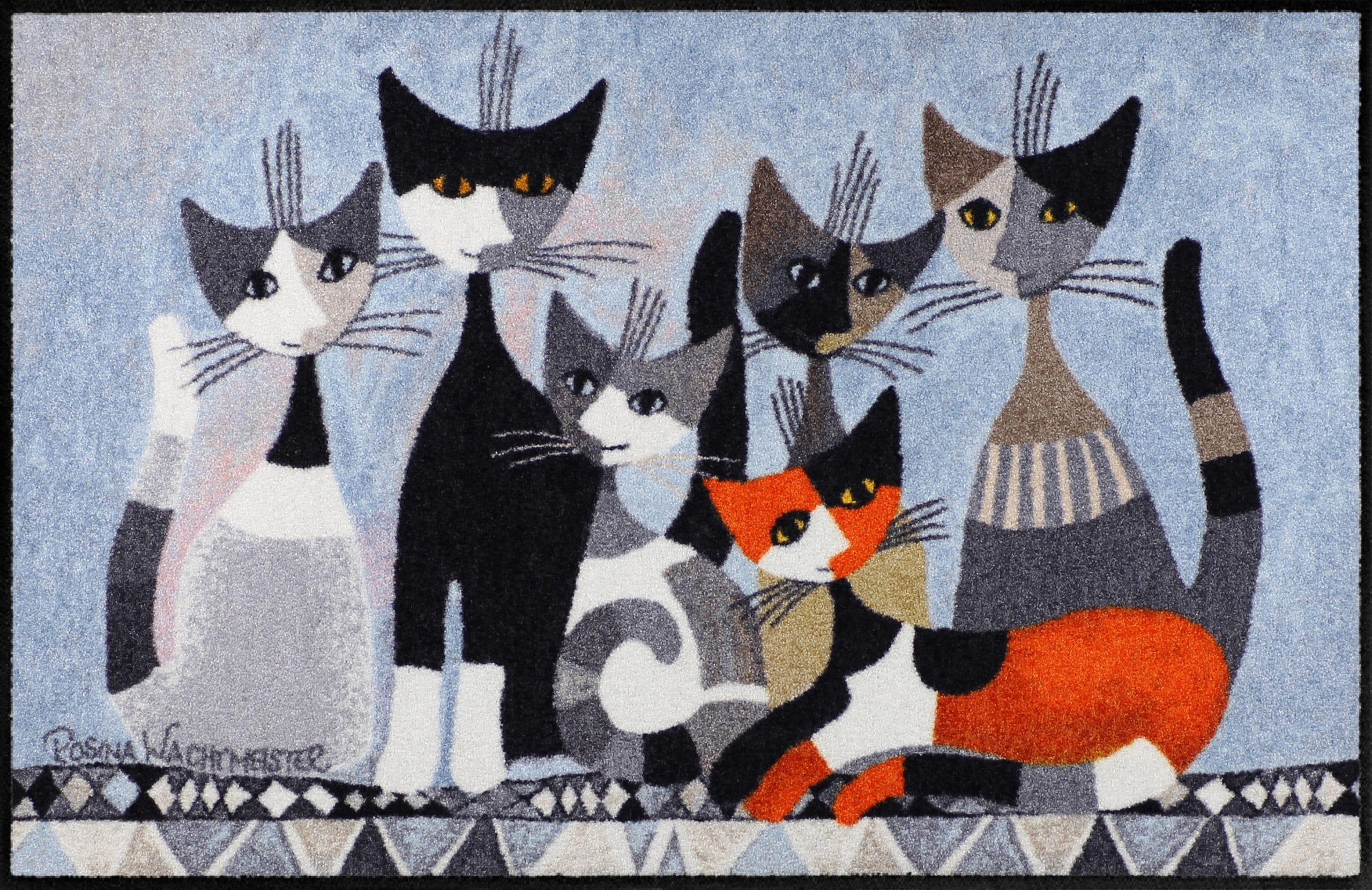 images Fußmatte Design "Siamo in sei" 50x75cm – Bild 1